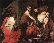 FURINI, Francesco The Birth of Rachel dgs oil painting
